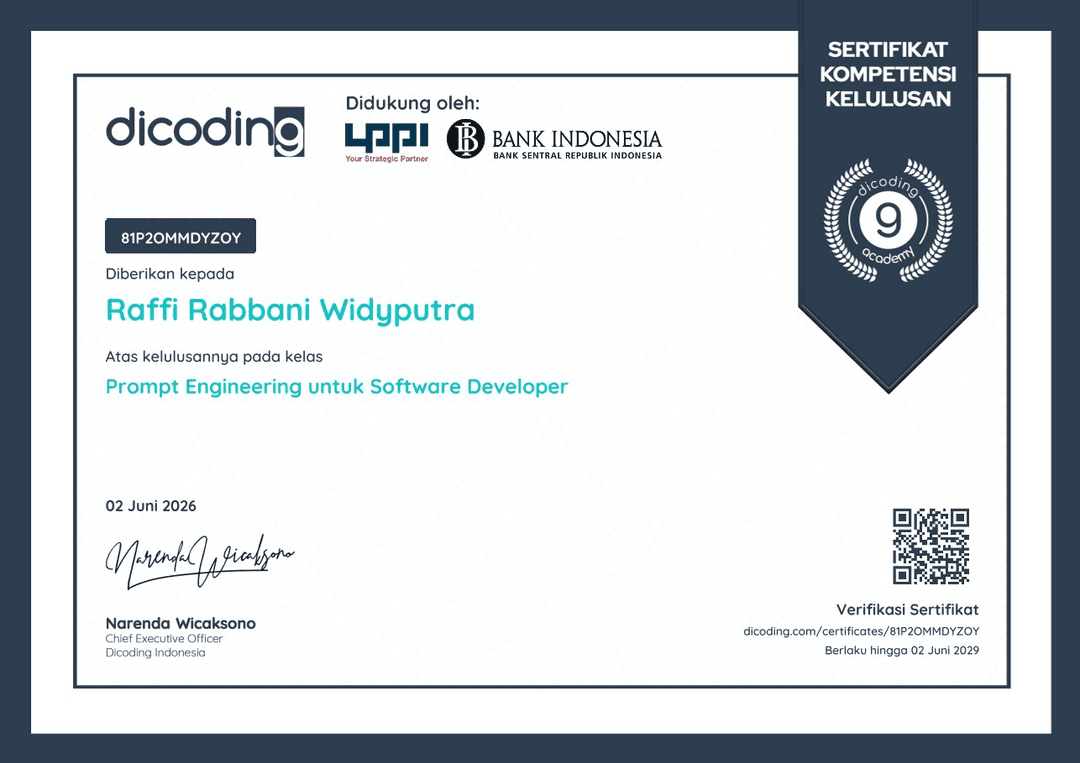 Prompt Engineering untuk Software Developer