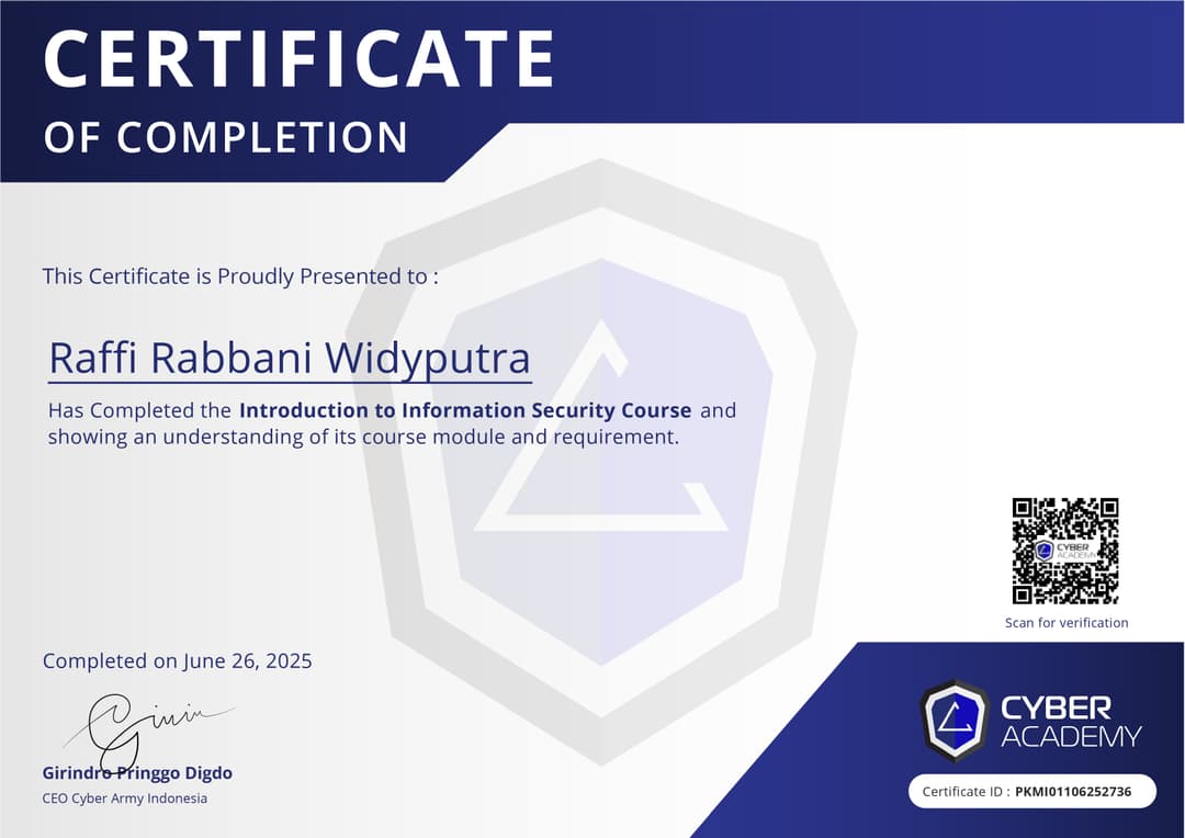 Introduction to Information Security