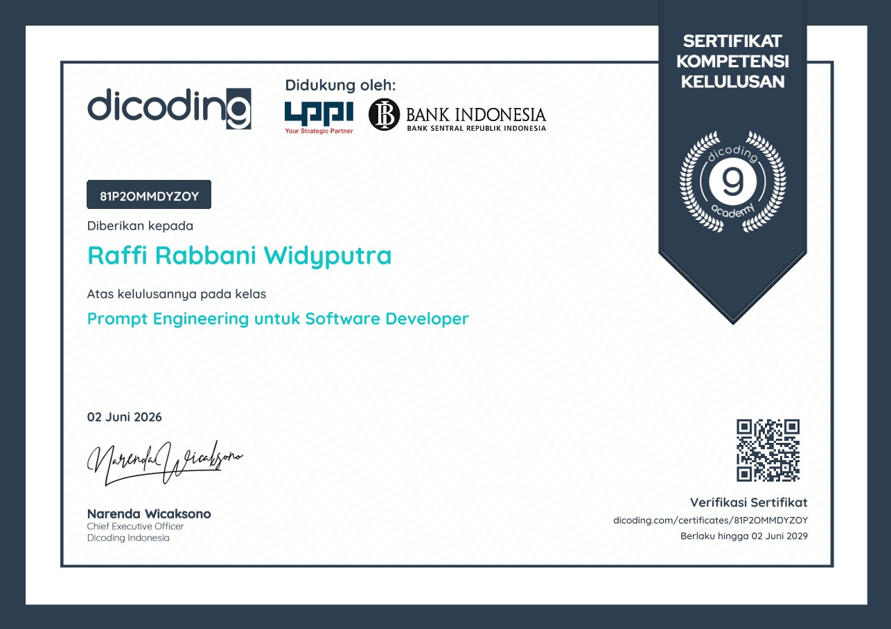 Prompt Engineering untuk Software Developer